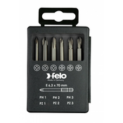 Felo set bitova Industrial Bit-box Profi 73 mm PH/PZ 6 kom ( 03291716 )