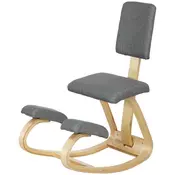 Homestar Stol za klečanje 51x84x93 cm siva