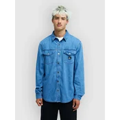 Quiksilver Bm Uprising Shirt stone indigo