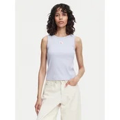 Calvin Klein Jeans Top LV047C201G Svetlo modra Slim Fit