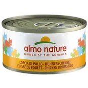 Almo Nature Natural Megapack - tuna, piščanec in sir - 6x70 g