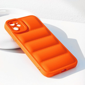 Ovitek Feather TPU za Apple iPhone 11, Teracell, oranžna