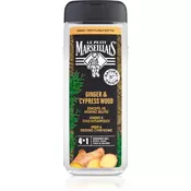 Le Petit Marseillais Ginger & Cypress Wood gel za prhanje 4 v 1 za moške 400 ml