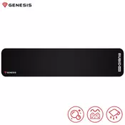 Genesis Rubid 400 podloga za zapešce, ergonomska, meka pjena, 470 x 95 mm, crna (POD-GEN-RUBID400)