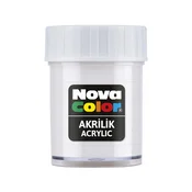 Nova Color Akrilne boje - NC-173 - 30g - bela