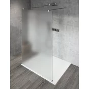 VARIO CHROME Enodelna steklena plošča za prho, prostostoječa, mat steklo, 1200 mm - Gelco - VARIO - 36 - Enostranski zaslon Walk - 1200 - 2000 - 8 - 14