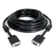 Kabl VGA D-sub M/M 10m HQ feritno jezgro crni