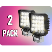 TruckLED LED delovna luč 16W, 1600lm, 12V/24V/2-PACK! [L0160]