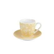 Sigma Set šoljica za kafu JH-ZL-160-038, 160ml, 6 komada, Žuti
