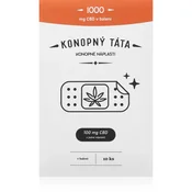 Konopný táta Patches 1000 mg CBD grelni obliž s CBD-jem 10 kos