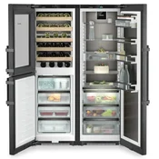 XRCbs5295 side-by-side s predalom za temperiranje vina LIEBHERR peak BioFresh NoFrost