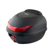 Moto kofer zadnji MVX 34 l, crni, sa reflektorom i naslonom