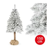 Božično drevo na stojalu NATURAL WITH SNOW 150 cm smreka