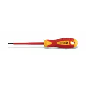 HOGERT Odvijac izolovani 1000V VDE ravni 2.5 x 75 mm