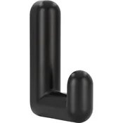 Obešalna kljuka Lumbo, Š 15 mm, V 65 mm, cin. l., črna, mat, lakirana