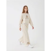 Sinsay - Wide leg pantalone Pusheen the Cat - BEŽ