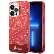 Guess GUHCP14LHGBNHR iPhone 14 Pro 6,1 red hardcase Bandana Paisley (GUHCP14LHGBNHR)