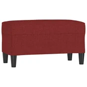 Vidaxl Klop vinsko rdeča 70x35x41 cm blago
