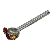 shumee Steklena pipa v obliki žlice - model pipe škorpijona 5-0248