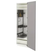 METOD / MAXIMERA Visoki element-ostava, bela/Bodbyn siva, 60x60x200 cm