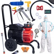 Rosfix Strong Storm 1100 RSS05 Set Enote Za Lakiranje – Brezzračna Brizgalna Naprava 3500W 22MPa 18L/min | Kombinezon, Pištola, Šoba 517, Vzdržljivost, (5000211866)