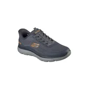 SKECHERS Nizke superge SUMMITS - LEYTER bazaltno siva / oranžna