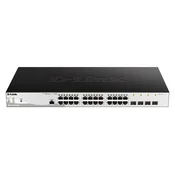D-Link DGS-1210-28P/ME 24-PORT 10/100/1000BASE-T POE + 4-PORT 1 GBPS SFP PORTS METRO ET