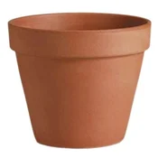 Polnix Keramični cvetlični lonček CLAY, neglaziran, ITA Standard - terakota 11 cm
