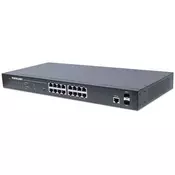 Intellinet 561198 mrežni prekidac Upravljano L2+ Gigabit Ethernet (10/100/1000) Podrška za napajanje putem Etherneta (PoE) 1U Crno