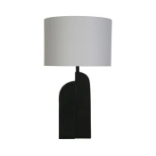 Searchlight EU61650BK - Stona lampa PERTH 1xE27/60W/230V