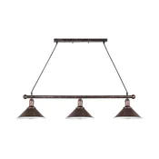 Brilagi - Viseči lestenec na žici FORGE 3xE27/60W/230V patina/zlata/črna