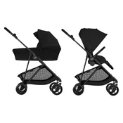 Cybex Voziček 2v1 Melio carbon magic black