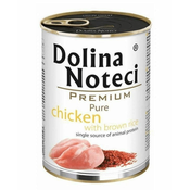 DOLINA NOTECI Dolina Noteci Premium Pure mokra hrana za pse z piščancem in rižem, 400 g - brez glutena, monoproteinska, primerna za odrasle pse