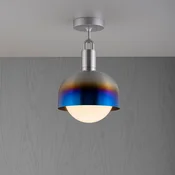 Buster + Punch Viličasto stropno jeklo za žganje/opal O25cm - Dnevna soba/jedilnica - žgano jeklo, opal - Kovina