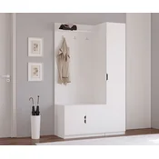 Hanah Home Ormar za hodnik Rb-159, 120x200x35 cm, Beli