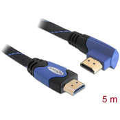 Delock Delock HDMI Priključni kabel [1x Moški konektor HDMI - 1x Moški konektor HDMI] 5 m Črna