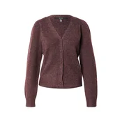 VERO MODA Pletena jopa VMDOFFY vinsko rdeča