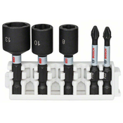 Bosch Impact control set bitova odvrtaca i nasadnih kljuceva, 5-delni ( 2608522350 )