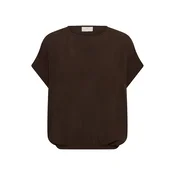Kaffe Bluza KAAmber Stanley temno rjava