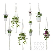 Northix Set obešalnikov Macramé Plant, 7 kosov, različne velikosti