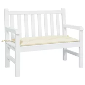 Jastuk za vrtnu klupu krem 100 x 50 x 7 cm od tkanine Oxford