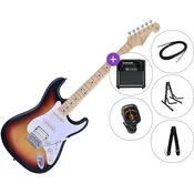SX SST57+ /HSS SET 2 3-Tone Sunburst Električna kitara