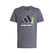 Adidas Majica za decake J Mc Tr Tee KD6874, Kratki rukav, Siva