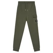 Calvin Klein Jeans Spodnji del trenirke Badge IB0IB02199 Zelena Relaxed Fit