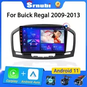 Srnubi Car Radio for Buick Regal Opel Insignia 2009 2010 2011 2012 2013 2 Din Android 10 Multimidia Player 4G Carplay Stereo DVD