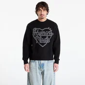 Pulover HUMAN MADE Heart Knit Sweater UNISEX Black XL