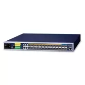 PLANET 24-Port 100/1000Base-X SFP plus 4-Port 10G SFP+, L2/L4 Managed Metro Ethernet switch (AC+DC Power Redundant, 2xDI, 2xDO) (MGSW-28240F)
