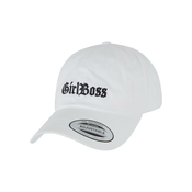 Girl Boss Dad Cap White