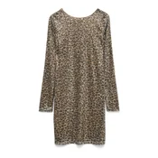 VERO MODA Obleka VMHANYA kamela/temno bež/rjava