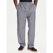 Kappa Hlače iz tkanine 62131TW Siva Regular Fit